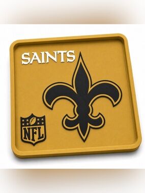 New Orleans Saints NFL Pocket Dump Tray - For Keys, Wallet, Money, Etc